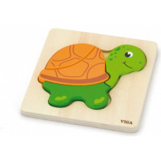 VIGA Baby pirmais koka puzles bruņurupucis