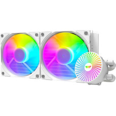 Darkflash DC240 PC Water Cooling ARGB 2x 120x120 (white)