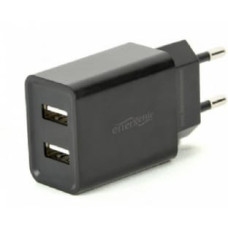 Energenie 2-port Universal USB Charger Black