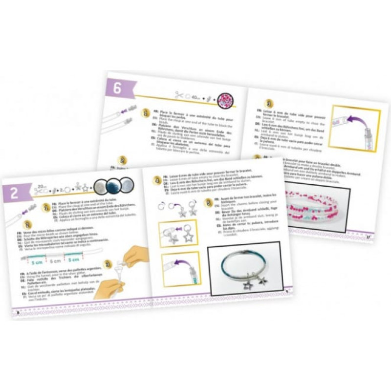 Mirdzošo rokassprādžu komplekts, Buki Crafts
