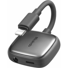 Lightning to AUX mini jack 3.5mm + Lightning adapter, Mcdodo CA-2740 (gray)