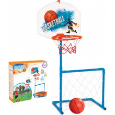 Set 2in1 Basketbola futbola vārti + bumba