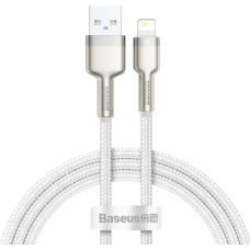 Baseus Cafule Series Metal Data Cable USB - Lightning 2.4A 1 m white (CALJK-A02)