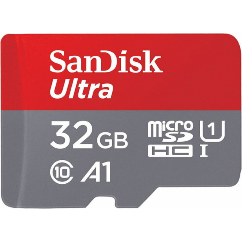 SanDisk memory card 32GB microSDHC Ultra cl. 10 UHS-I 120 MB|s A1 + adapter