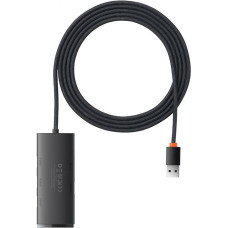 Hub 4w1 Baseus Lite Series USB do 4x USB 3.0 2m (czarny)