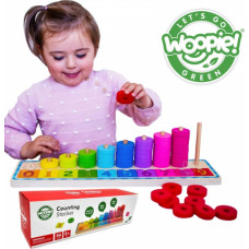 GREEN Montessori skaitīšanas un krāsu mīkla 56 el.