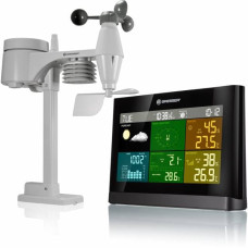 BRESSER 5-in-1 Comfort Weather Center with Colour Display black