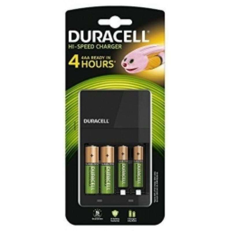 Duracell Hi-Speed Value Charger inc. 2AA 1300mAh & 2AAA 750mAh