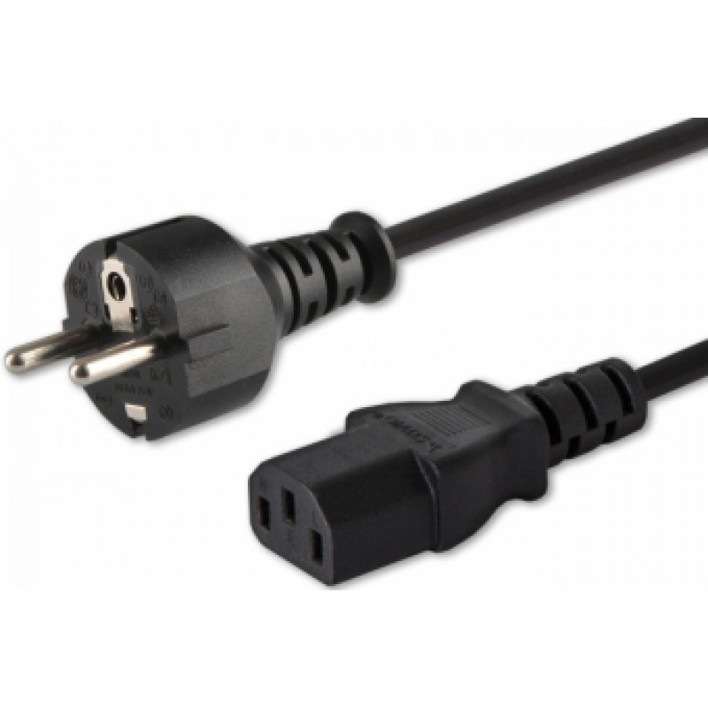 Savio 1.8 m Schuko (M) power cable – IEC C13 1.8m CL-138