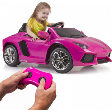 Lamborghini Aventador Pink elektromobilis 6V 3+