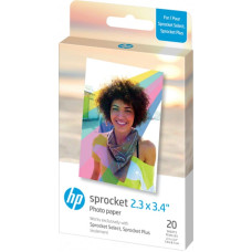 HP Zink Paper Sprocket Select 20 Pack 2,3x3,4''