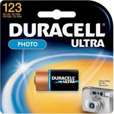 Duracell Ultra 123 DL123A / CR123A ELF 123A 3V Lithium 1 gab.