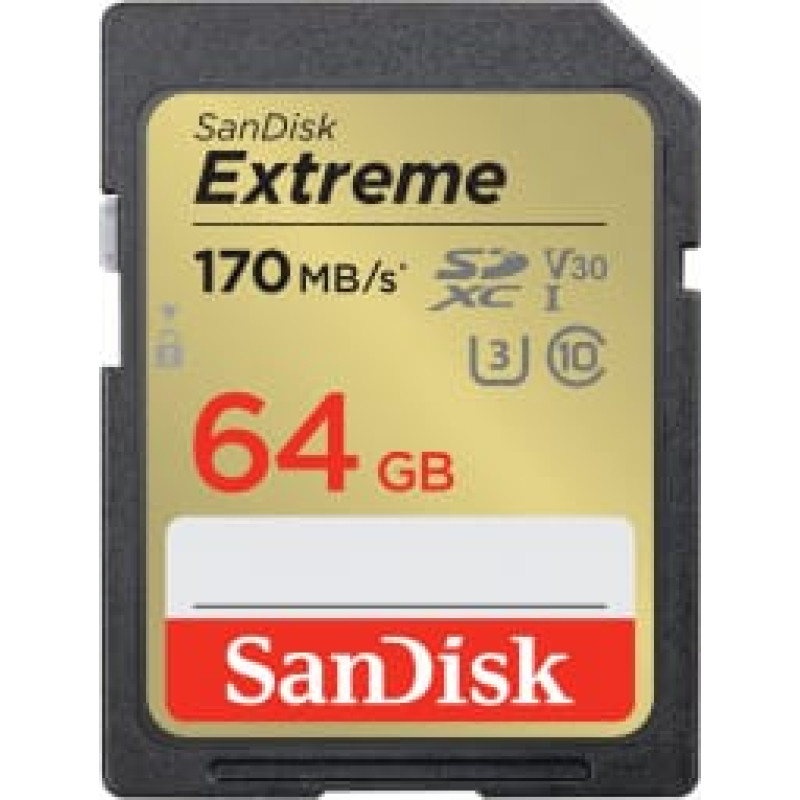 Sandisk Extreme 64 GB SDXC UHS-I Class 10