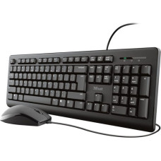 Trust Primo keyboard USB QWERTY US English Black