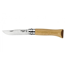 Nazis OPINEL Nr. 8, nerūsējošais tērauds, ozolkoka rokturis kartona kastē