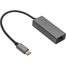 Akyga adapter AK-AD-65 with cable  network card USB type C (m) | RJ45 (f) 10|100|1000 ver. 3.0 15cm