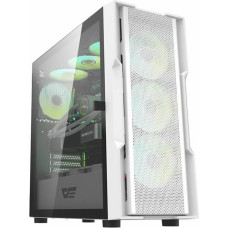 Darkflash DK431 computer case  + 4 fans (white)