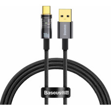 Baseus Explorer, USB to USB-C Cable, 100W, 1m (Black)