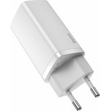 Baseus GaN2 Lite lādētājs USB-C | 65W balts