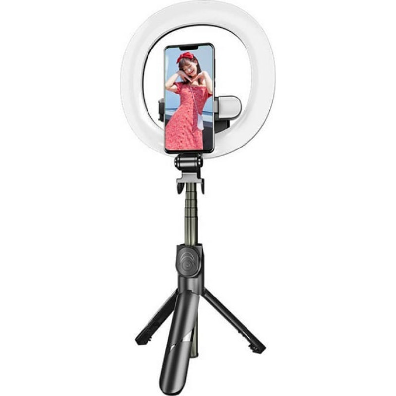 Selfie stick| tripod Puluz double LED