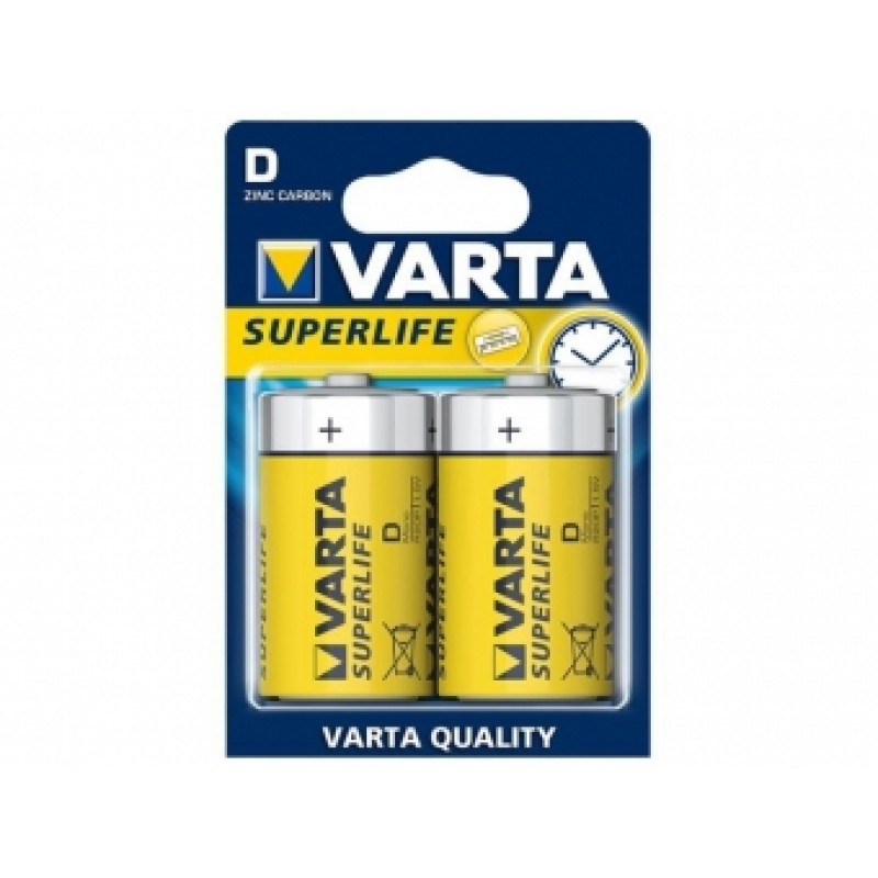 Baterija Varta D SuperLife 2pack