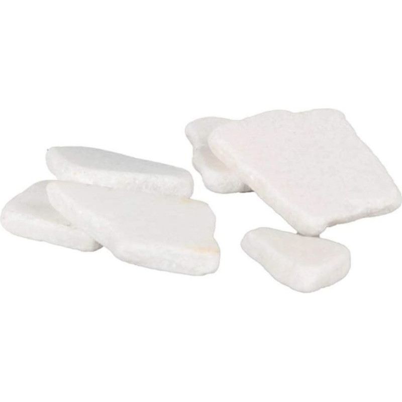 Flamingo (Be) Flamingo Flat Slates White, 1kg - plakani balti akmeņi