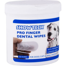Show Tech (Be) Show Tech Pro Finger Dental Wipes, 50gb - salvetes-uzpirksteņi zobu tīrīšanai
