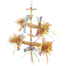 Duvo Plus (Be) Duvo Plus XL pendant in straw, 43,2сm - rotaļlieta vidējiem un lieliem papagaiļiem