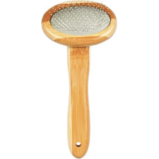 Duvo Plus (Be) Duvo Plus Bamboo Slicker Brush S, 18cm - bambusa pūku ķemme