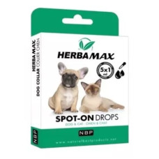Herba Max (Es) Herba Max Dog&Cat Spot-on Drops - pretparazītu pilieni suņiem un kaķiem