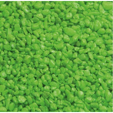 Flamingo (Be) Flamingo Gravel Neon Green 4-7mm, 1kg - dekoratīvā grunts