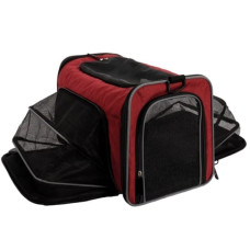 Dogit (Ca) Hagen Dogit Explorer Expandable Carry Bag Burgundy - izvelkama transportsoma