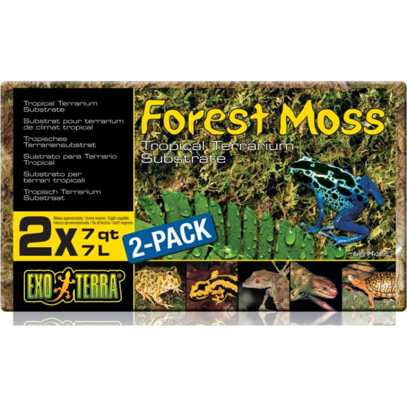 Exo Terra (Ca) Exo Terra Forest Moss, 2x7L - sūnas terārijam