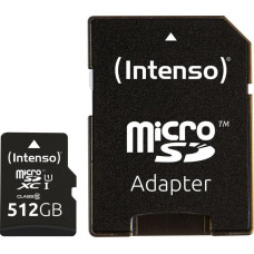 Intenso microSDXC Cards    512GB Class 10 UHS-I Premium