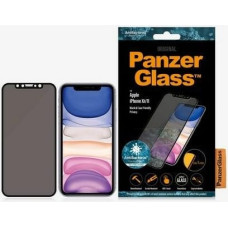PanzerGlass E2E Super+ iPhone XR|11 Case Friendly Privacy czarny|black