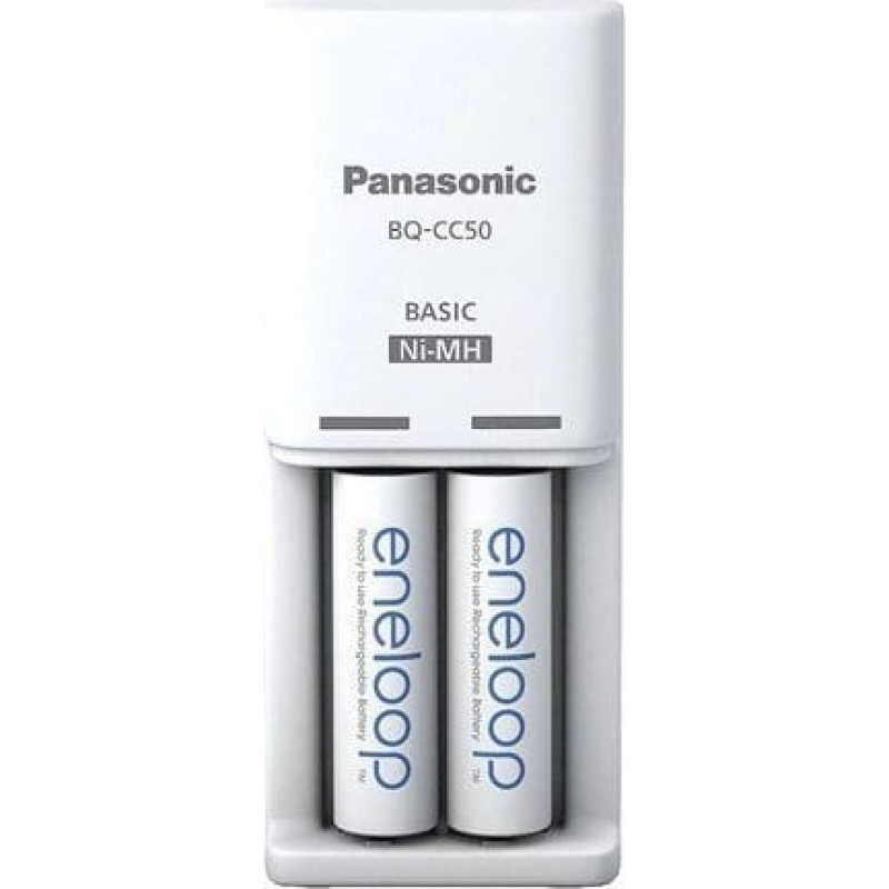 Panasonic charger Compact + 2x AA Eneloop 2000 mAh