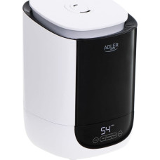 Adler Air Humidifier AD 7966 35 m³, 25 W, Water tank capacity 4.6 L, Ultrasonic, Humidification capacity 280 ml/hr, White/Black