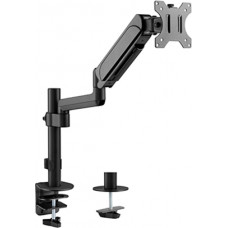 Gembird MA-DA1P-01 Adjustable desk display mounting arm, 17”-32”, up to 9 kg