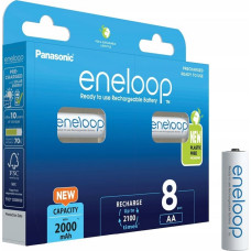 Panasonic Eneloop AA 2000mAh rechargeable - 8 pcs