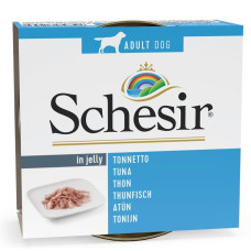 Schesir (It) SCHESIR Dog Tuna in Jelly, 150g - tuncis želejā