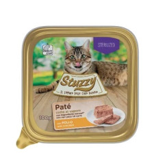 Stuzzy (It) Stuzzy Cat Pate Chicken Sterilized, 100g - pastēte ar vistu sterilizētiem kaķiem