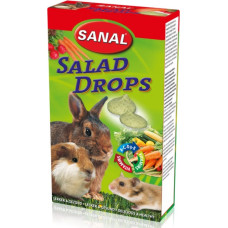 Sanal (Nl) SANAL Salad Drops, 45g - multivitamīnu kārums ar dārzeņiem grauzējiem