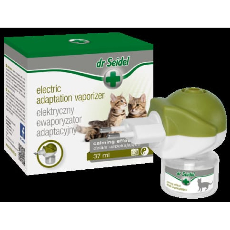 Dr.seidel (Pl) Dr.Seidel Electric Adaptation Vaporizer for Cats - nomierinošs elektriskais iztvaicētājs stresa mazināšanai kaķiem