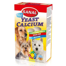 Sanal (Nl) SANAL Yeast Calcium, 100g - rauga un kalcija vitamīni suņiem