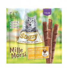 Stuzzy (It) Stuzzy Millemorsi Sterilized Chicken, 6x5g - mīkstas desiņas ar vistu sterilizētiem kaķiem