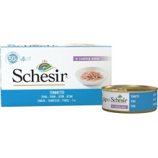 Schesir (It) SCHESIR Cat Tuna Natural Style, 6x50g - tuncis savā sulā