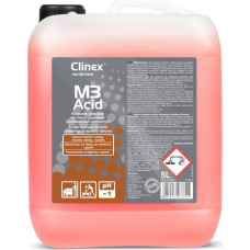 Clinex Koncentrēts skābju šķidrums vannas istabu un sanitāro telpu mazgāšanai M3 Acid 5L