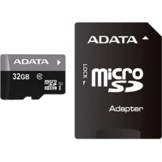 ADATA  
         
       Premier UHS-I 32 GB, MicroSDHC, Flash memory class 10, Adapter