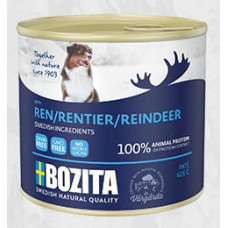 Bozita (Se) BOZITA Dog Paté Reindeer, 625g - bezgraudu pastēte ar ziemeļbriedi suņiem