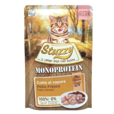 Stuzzy (It) Stuzzy Monoprotein Grainfrree Fresh Chicken Kitten, 85g - bezgraudu svaigās vistas sautējums kaķēniem